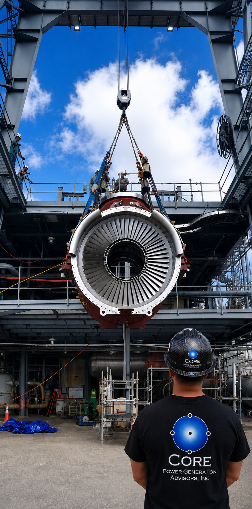 800 MW turbine — Core PGA employee field perspective